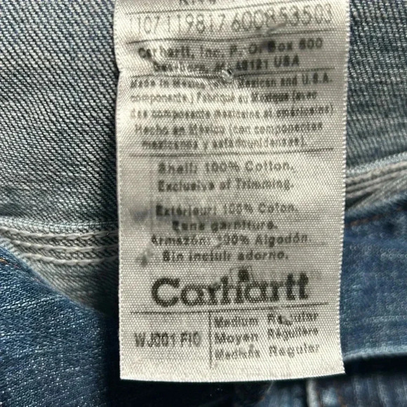 Carhartt Woman's Denim Jean Jacket - Picture 7 of 11